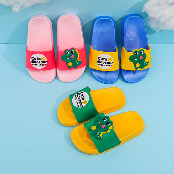 Летни детски чехли с равна подметка