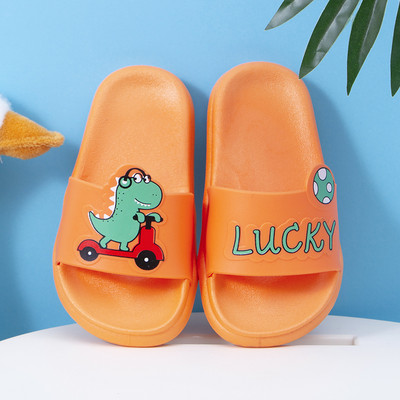 Gyermek papucs rátéttel, lapos talppal