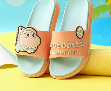 Casual παιδικές παντόφλες παραλίας με επίπεδη σόλα