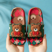 Gyermek gumi papucs mackó rátéttel