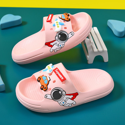Gyermek gumi papucs rátéttel - több színben