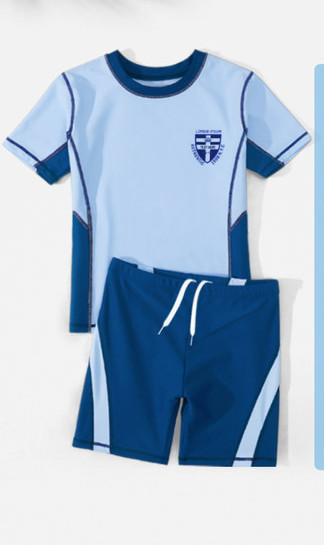 Παιδικό μαγιό για αγόρια μπλουζάκι με σορτσάκι