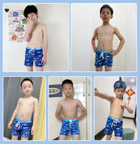 Paeltega laste ujumispüksid poistele