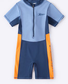 Gyermek úszó szett kék színű cipzárral