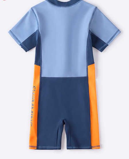 Gyermek úszó szett kék színű cipzárral