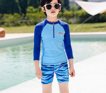 Παιδικό μαγιό σε μπλε χρώμα για αγόρια