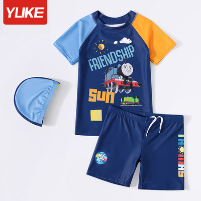 Αντηλιακό μαγιό για αγόρια σε τρία μέρη