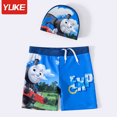 Детски бански за момчета в син цвят