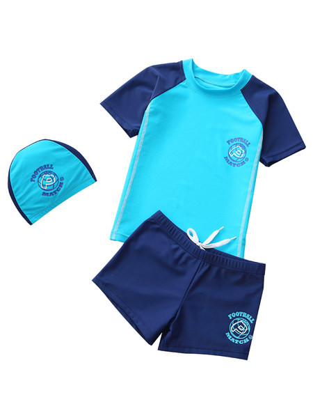 Kaheosaline ujumistrikoo poistele