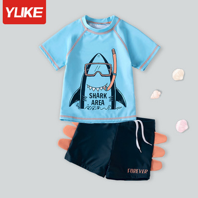 Νέο μοντέλο παιδικού μαγιό από ύφασμα που στεγνώνει γρήγορα για αγόρια