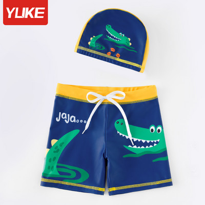 Gyermek úszónadrág fiúknak rátéttel