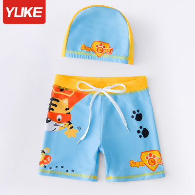 Gyermek úszónadrág fiúknak rátéttel