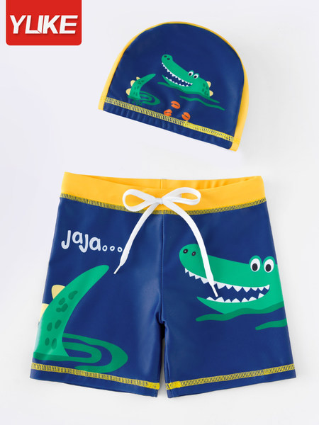 Gyermek úszónadrág fiúknak rátéttel