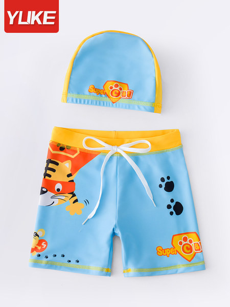 Gyermek úszónadrág fiúknak rátéttel