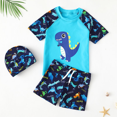 Kétrészes fürdőruha rátéttel és nyakkendővel