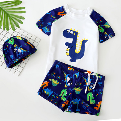 Kétrészes fürdőruha rátéttel és nyakkendővel