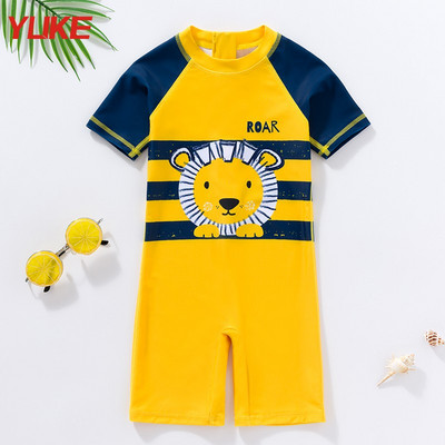 Цял детски бански с щампа за момчета или момичета