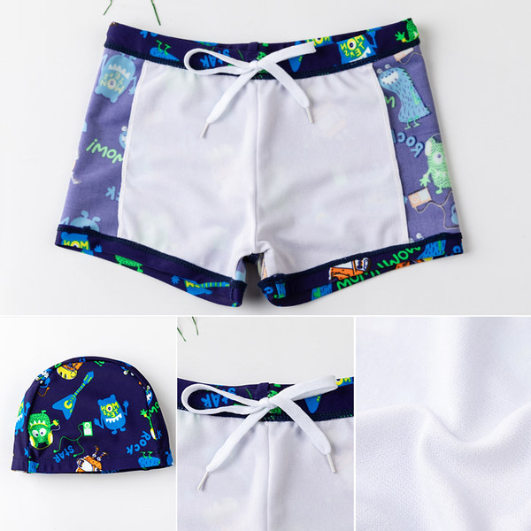 Sunshine μαγιό για αγόρια με απλικέ χρώματος