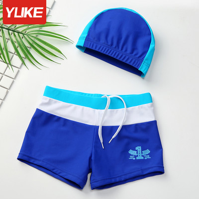 Gyermek fürdőruha típusú boxer sapkával