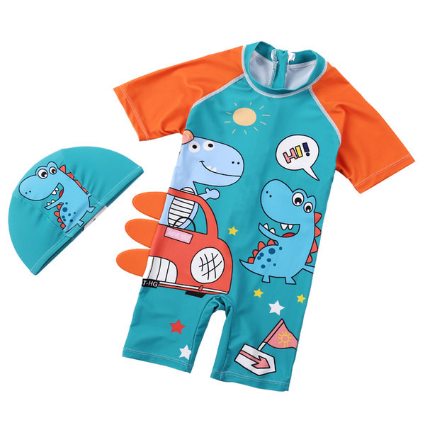 Teljes fürdőruha rátéttel és rövid ujjúval