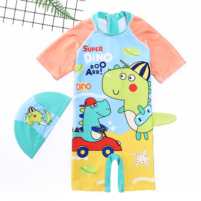 Παιδικό ολόσωμο μαγιό με στάμπα για αγόρια