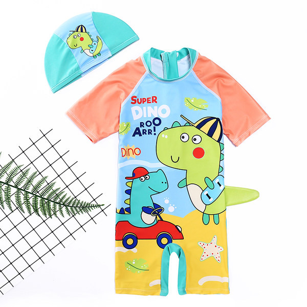 Παιδικό ολόσωμο μαγιό με στάμπα για αγόρια