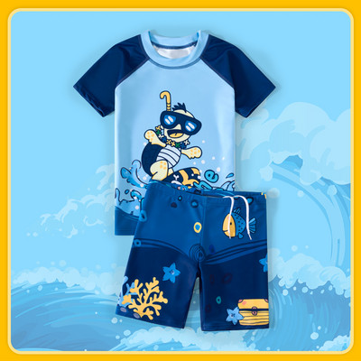 Παιδικό μαγιό με απλικέ - δύο μοντέλα