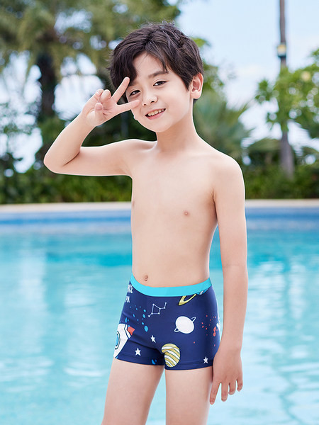 Детски бански тип боксер за момчета