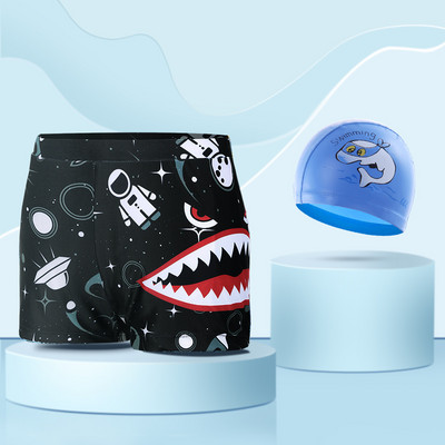 Uus mudel kiiresti kuivavast kangast laste ujumisriided poistele