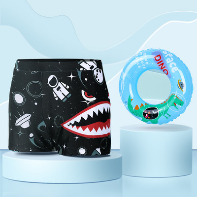 Uus mudel kiiresti kuivavast kangast laste ujumisriided poistele