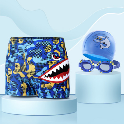 Uus mudel kiiresti kuivavast kangast laste ujumisriided poistele