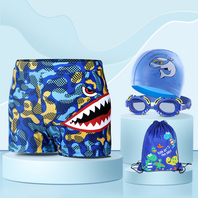 Uus mudel kiiresti kuivavast kangast laste ujumisriided poistele