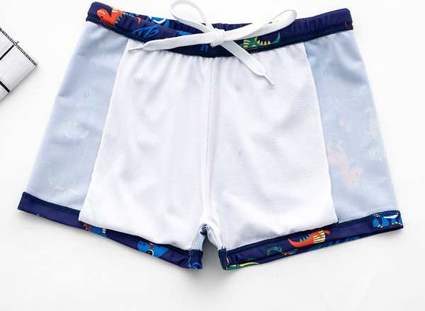 Gyorsan száradó anyagból készült, rátéttel ellátott gyerek fürdőruha