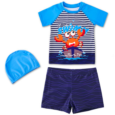 Παιδικό μαγιό για αγόρι με απλικέ χρώματος