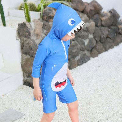 Gyermek teljes fürdőruha 3D elemmel fiúknak