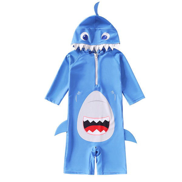 Gyermek teljes fürdőruha 3D elemmel fiúknak