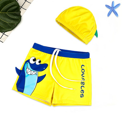 Gyermek fürdőruha típusú boxer kalappal fiúknak