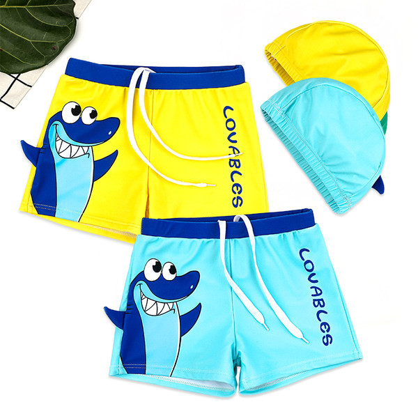 Gyermek fürdőruha típusú boxer kalappal fiúknak
