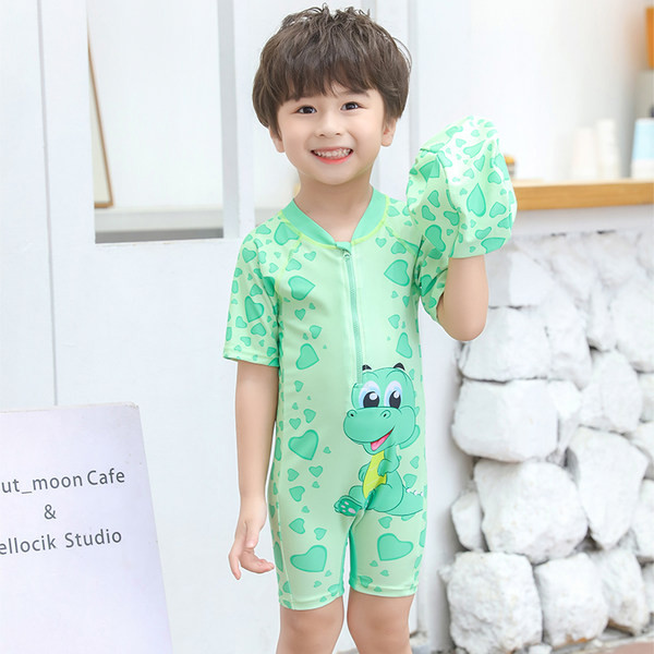 Ολόσωμο παιδικό μαγιό με απλικέ για αγόρια