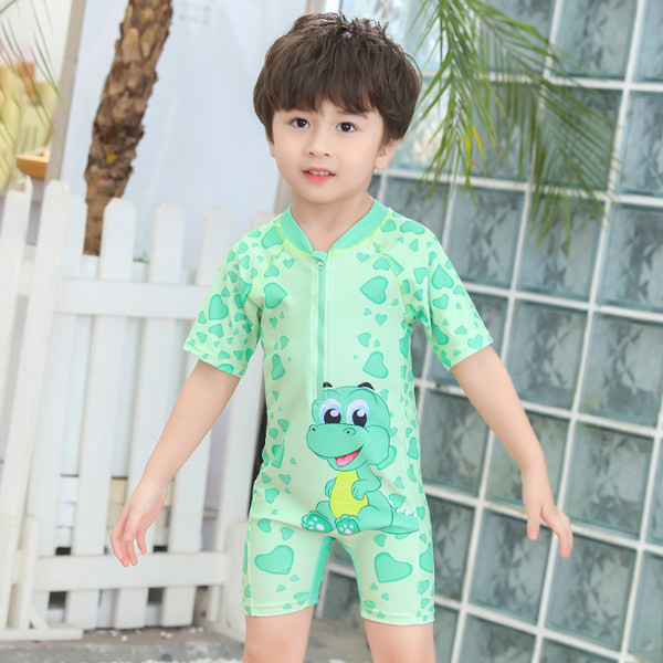 Ολόσωμο παιδικό μαγιό με απλικέ για αγόρια