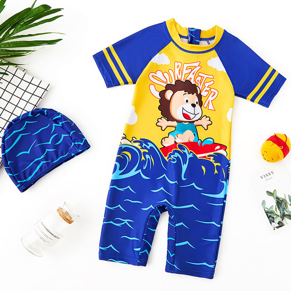 Παιδικό μαγιό με κοντά μανίκια