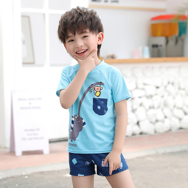 Αντηλιακό παιδικό μαγιό σε δύο μέρη