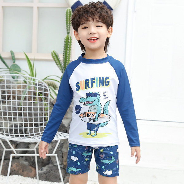 Αντηλιακό παιδικό μαγιό με στάμπα για αγόρια