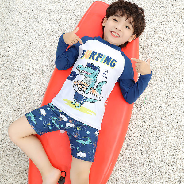 Αντηλιακό παιδικό μαγιό με στάμπα για αγόρια