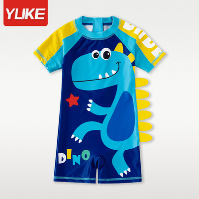 Ολόσωμο παιδικό μαγιό με απλικέ για αγόρια