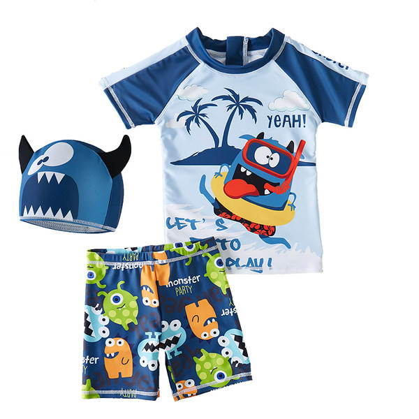 Gyermek strandkészlet fiúknak három részből áll