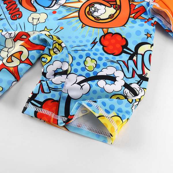 Egész gyermek fürdőruha mintával fiúknak