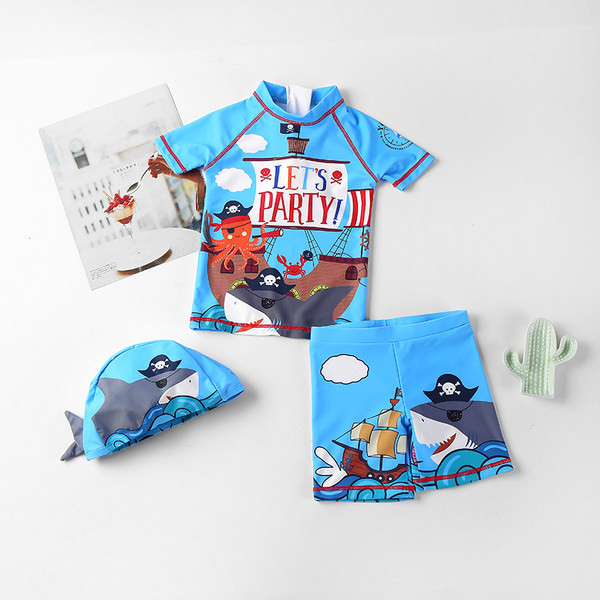 Novi model dječjeg kupaćeg kostima iz tri dijela