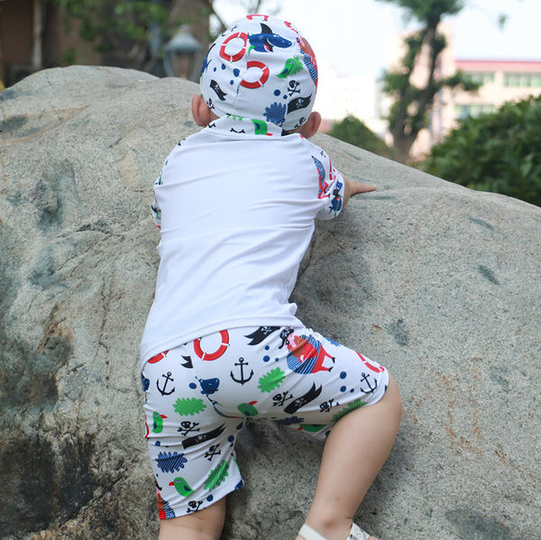 Νέο μοντέλο παιδικού μαγιό με στάμπα για αγόρια