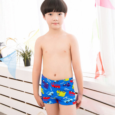 Gyermek úszó boxerek színes mintával fiúknak